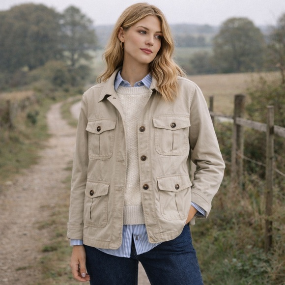 L.L. Bean Jackets & Blazers - L.L.Bean Heritage Field Jacket Cotton • Size L